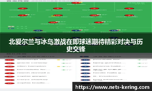 北爱尔兰与冰岛激战在即球迷期待精彩对决与历史交锋